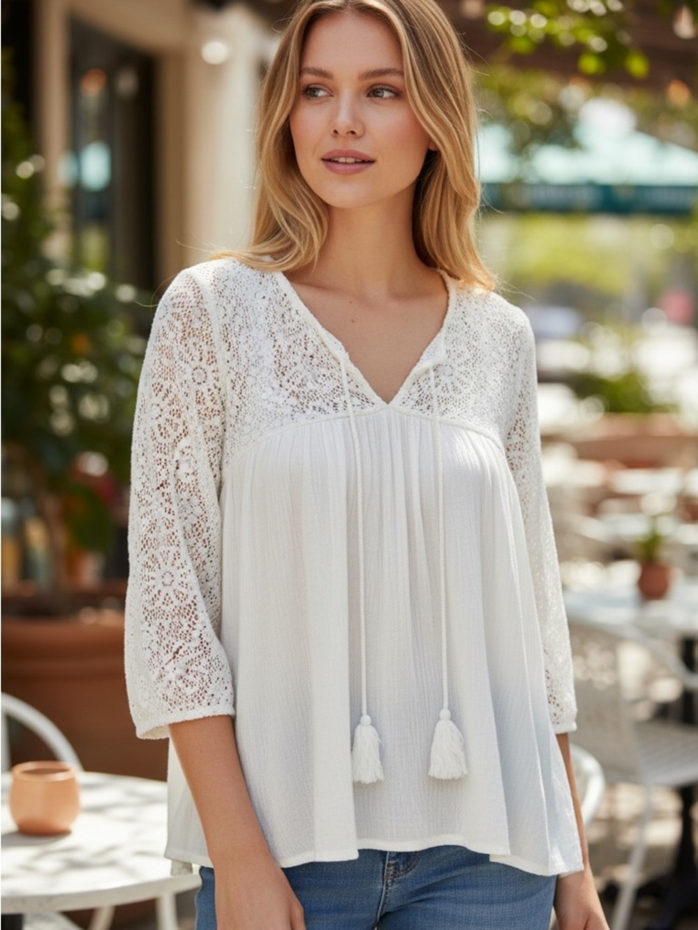 Vanilla Star boho top‎